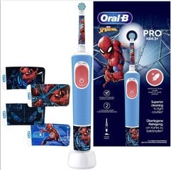 Oral-B Vitality Pro Kids 3+ Spiderman цена и информация | Электрические зубные щетки | kaup24.ee