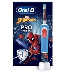 Oral-B Vitality Pro Kids 3+ Spiderman цена и информация | Электрические зубные щетки | kaup24.ee