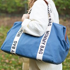 Сумка для мамы Childhome MOMMY BAG Signature, Холщовая цвета индиго цена и информация | Аксессуары для колясок | kaup24.ee