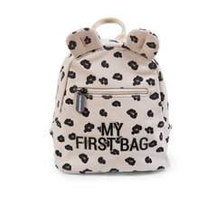Laste seljakott Childhome My first bag, canvas leopard цена и информация | Рюкзаки и сумки | kaup24.ee