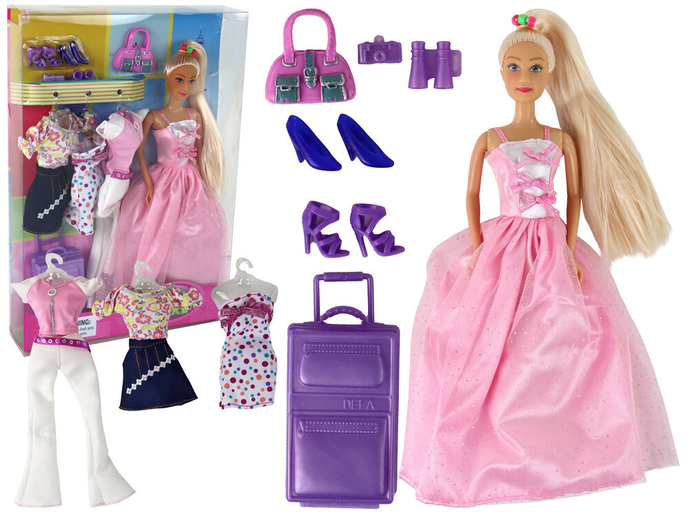 Lucy nukk kohvri ja aksessuaaridega hind ja info | Tüdrukute mänguasjad | kaup24.ee