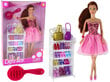Nukk Lucy aksessuaaridega, roosa hind ja info | Tüdrukute mänguasjad | kaup24.ee