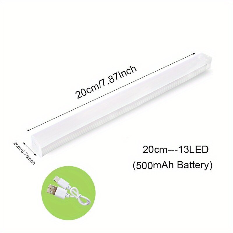 Laetav LED-lamp liikumisanduriga, 20 cm. hind ja info | Süvistatavad ja LED valgustid | kaup24.ee