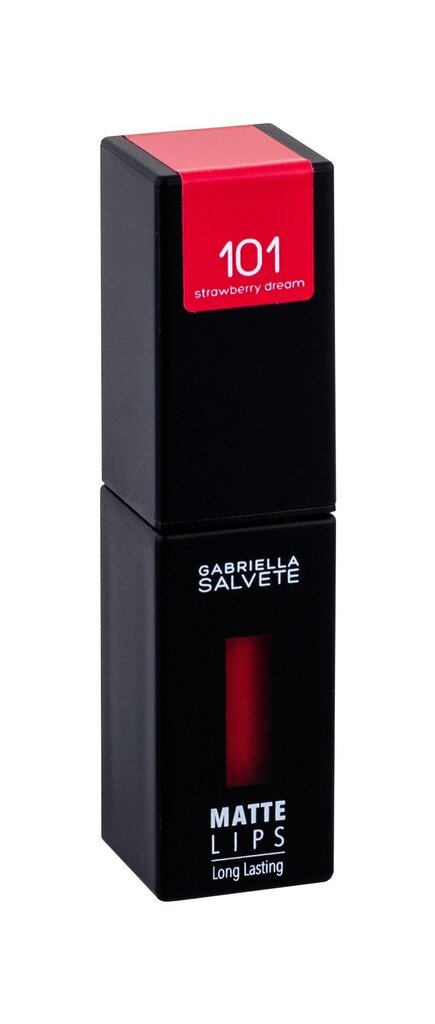 Huulepulk Gabriella Salvete Matte Lips 4.5 ml, 101 Strawberry Dream hind ja info | Huulepulgad, -läiked, -palsamid, vaseliin | kaup24.ee