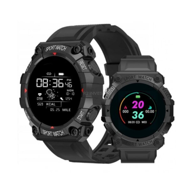 Nutikell FD68, must hind ja info | Nutikellad (smartwatch) | kaup24.ee