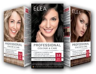 Стойкая крем-краска для волос Elea Professional Corour&Care 3.0 Dark brown, 123 мл цена и информация | Краска для волос | kaup24.ee