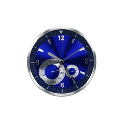 Настенные часы, метеостанция, Pur Line, синий фон, 30Ø см цена и информация | Часы | kaup24.ee