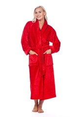 Hommikumantel naistele Elite Bamboo, punane hind ja info | Naiste hommikumantlid | kaup24.ee