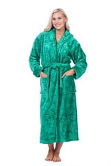Hommikumantel kapuutsiga naistele Elite Bamboo, roheline hind ja info | Naiste hommikumantlid | kaup24.ee