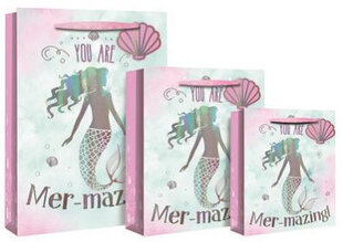 Kinkekott Mermaid цена и информация | Подарочные упаковки | kaup24.ee