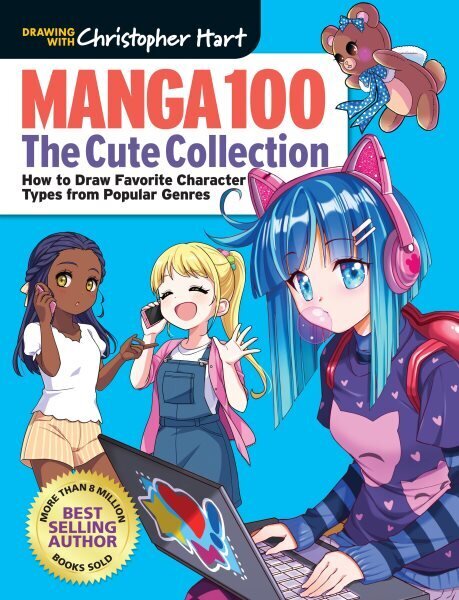 Manga 100: The Cute Collection: How to Draw Your Favorite Character Types from Popular Genres цена и информация | Kunstiraamatud | kaup24.ee