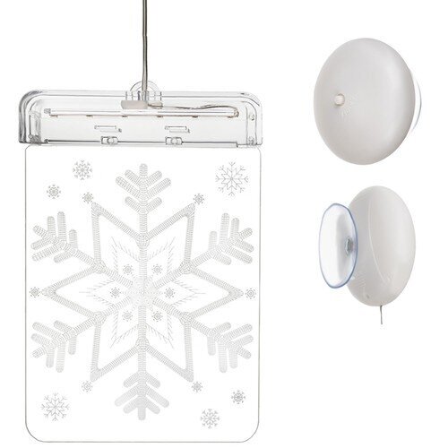 LED vitraaž 3D lumehelves hind ja info | Jõulukaunistused | kaup24.ee