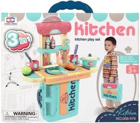 Laste köök koos tarvikutega 3in1 Mega Creative hind ja info | Tüdrukute mänguasjad | kaup24.ee