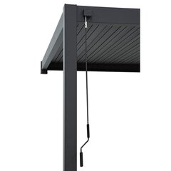 Varikatus Mirador 2 jalaga, 3x4 m, must hind ja info | Varikatused ja aiapaviljonid | kaup24.ee