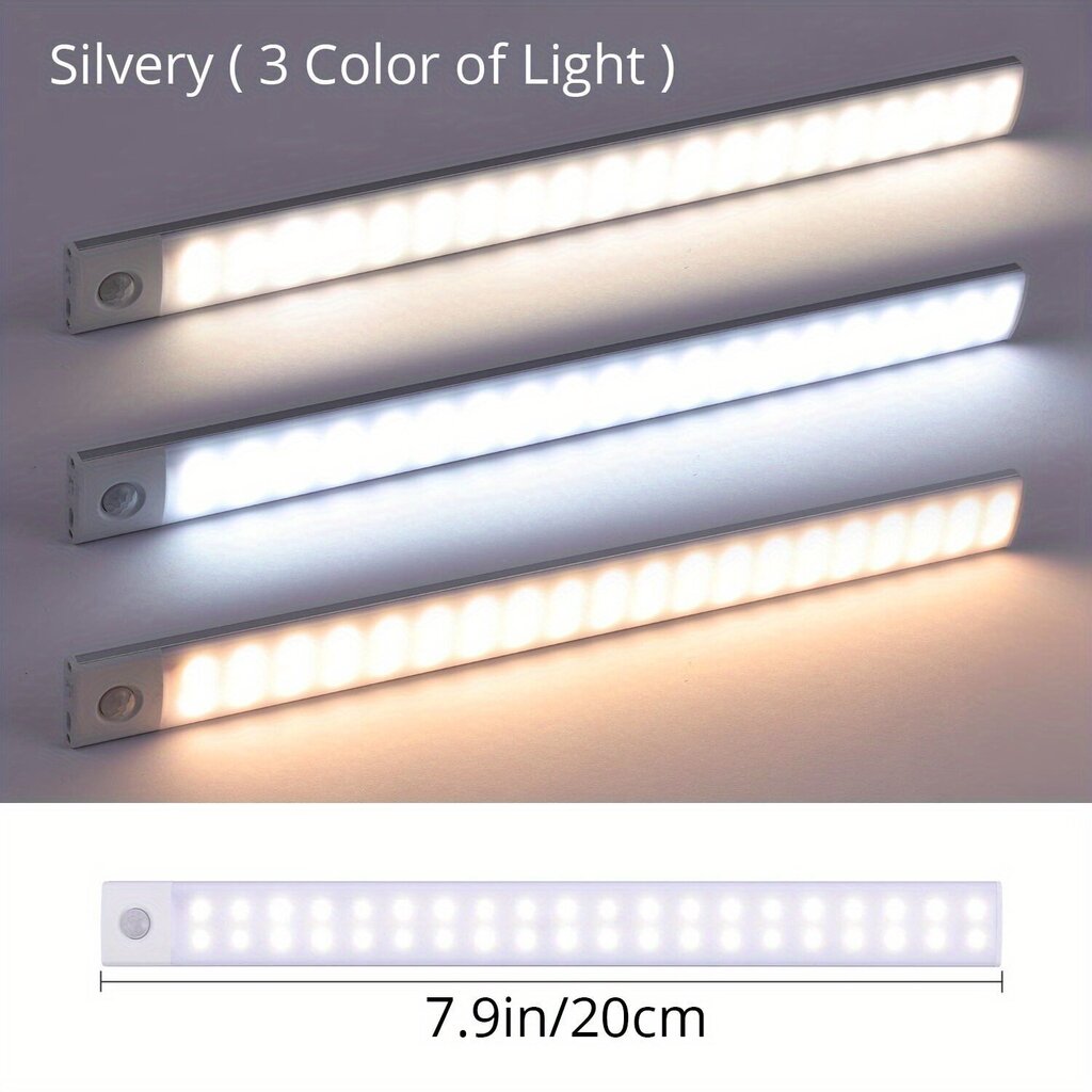 Laetav LED-lamp koos liikumisanduriga, 20 cm hind ja info | Süvistatavad ja LED valgustid | kaup24.ee
