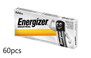 Energizer tööstuslik AAA - 1,5V 60tk. цена и информация | Батарейки | kaup24.ee