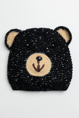 Шапка для детей Snowflake медвежонок, черная цена и информация | Шапки, перчатки, шарфы для девочек | kaup24.ee