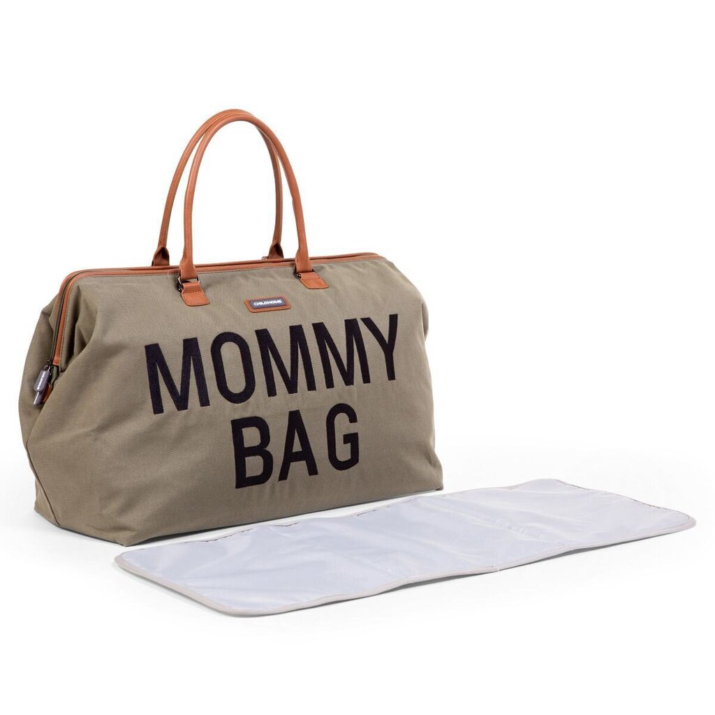 Kott emadele Childhome Mommy bag, Khaki värvi kangas цена и информация | Vankrite tarvikud | kaup24.ee