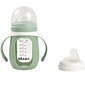 Klaasist lutipudel Beaba 2in1, roheline, 4 kuud+, 210 ml hind ja info | Lutipudelid ja aksessuaarid | kaup24.ee