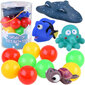 Värviline vanni mänguasjakomplekt, mere loomad hind ja info | Imikute mänguasjad | kaup24.ee