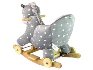 Лошадка-качалка, серые точки цена и информация | Игрушки для малышей | kaup24.ee