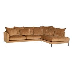 Corner sofa LARTES right corner, brown цена и информация | Угловые диваны | kaup24.ee