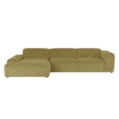 Corner sofa LEHTE 3-seater, left corner, green цена и информация | Угловые диваны | kaup24.ee