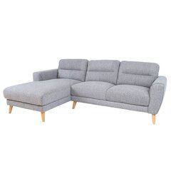 Corner sofa DANTE LC, light grey цена и информация | Угловые диваны | kaup24.ee