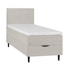 Bed LAARA 90x200cm, beige цена и информация | Кровати | kaup24.ee