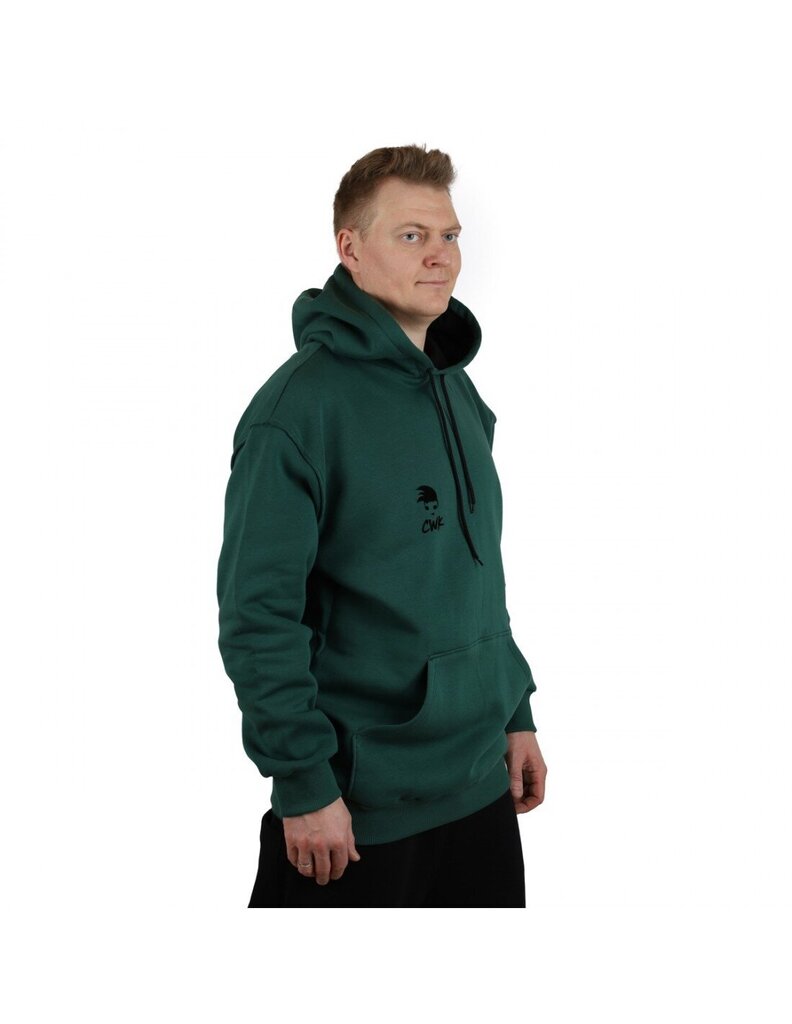 Dressipluus unisex Hoodie Dark Green, roheline hind ja info | Meeste pusad | kaup24.ee