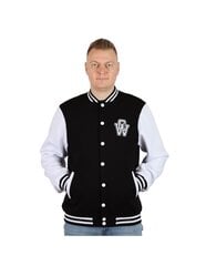 Dressipluus Bomber Black/White, unisex hind ja info | Meeste pusad | kaup24.ee