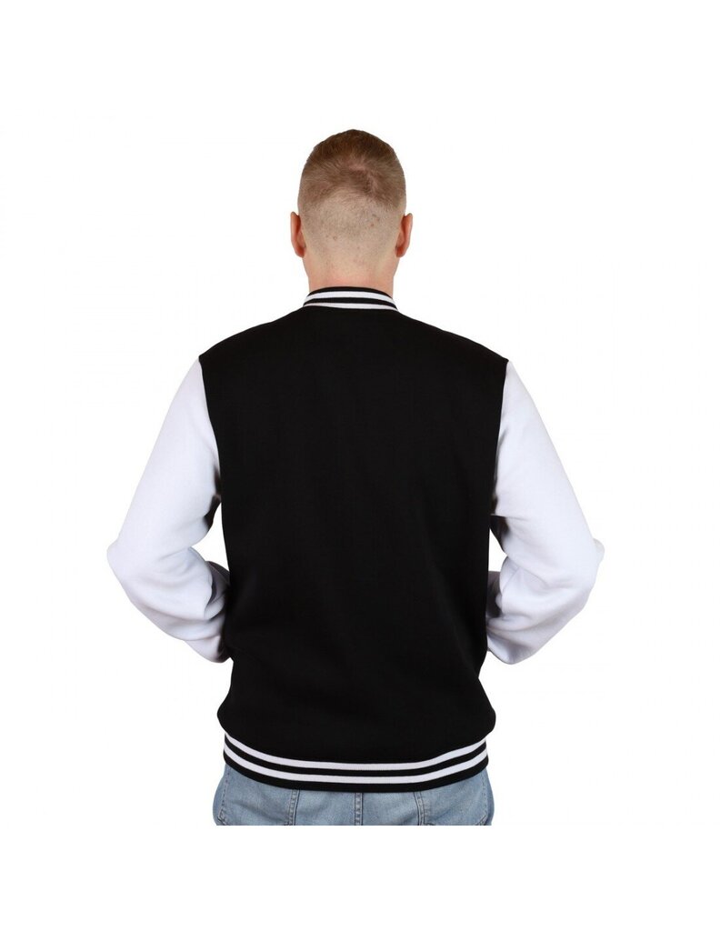 Dressipluus Bomber Black/White, unisex цена и информация | Meeste pusad | kaup24.ee