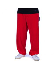 Püksid unisex Velour Pants Red, punane цена и информация | Мужские брюки | kaup24.ee