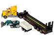 Kaugjuhitav veoauto koos haagisega, kollane hind ja info | Poiste mänguasjad | kaup24.ee