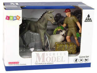 Loomafiguuride komplekt (hall hobune, jänes, talunik) hind ja info | Poiste mänguasjad | kaup24.ee