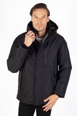 Зимняя куртка JACK&JONES 12236065BLACK-L, черная цена и информация | Мужские куртки | kaup24.ee