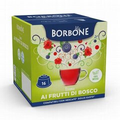 Teekapslid Borbone Ai Frutti Di Bosco, 16 tk. hind ja info | Kohv, kakao | kaup24.ee