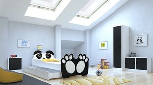 Lastevoodi Adrk Furniture Bear, 70x140 cm, valge/must hind ja info | Lastevoodid | kaup24.ee