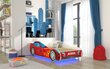 Lastevoodi Adrk Furniture Led Auto, 80x160 cm, erinevad värvid hind ja info | Lastevoodid | kaup24.ee