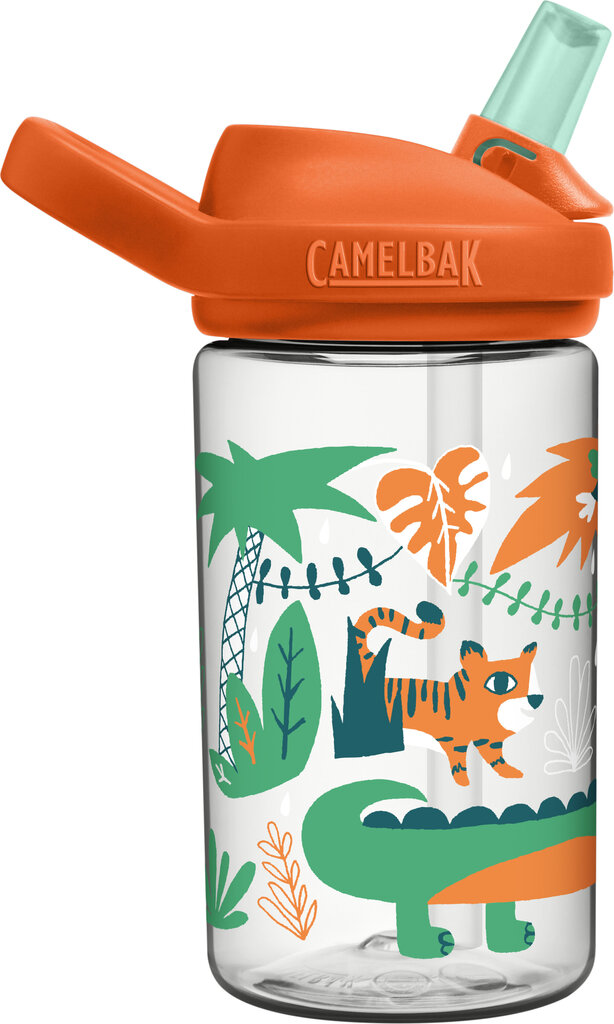 Laste joogipudel Camelbak Eddy+Kids Jungle Animals 400 ml, oranž hind ja info | Joogipudelid | kaup24.ee