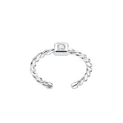 Серебряное кольцо на пальце ноги Elfas SKG014 цена и информация | Кольца | kaup24.ee