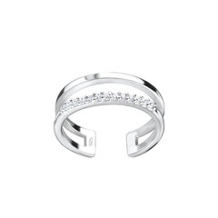 Серебряное кольцо на пальце ноги Elfas SKG015 цена и информация | Кольцо | kaup24.ee