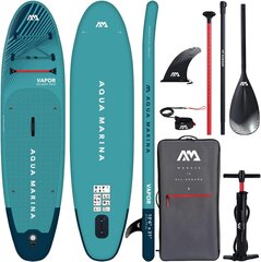 Täispuhutav aerulaud Aqua Marina Vapor 3.15 m, sinine (BT-23VAP) цена и информация | SUP доски, водные лыжи, водные аттракционы | kaup24.ee