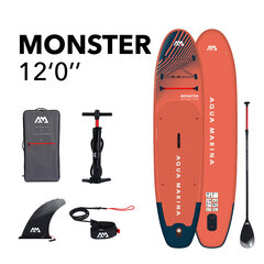 Надувная доска Aqua Marina Monster, 366 cм цена и информация | SUP доски, водные лыжи, водные аттракционы | kaup24.ee
