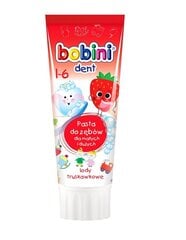 Детская зубная паста Bobini Dent Strawberry Ice Cream, 75 мл цена и информация | Для ухода за зубами | kaup24.ee