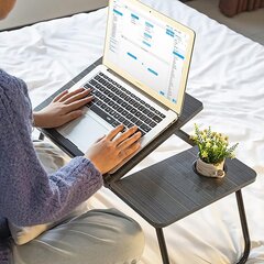 Kokkupandav sülearvuti laud Home&Living цена и информация | Компьютерные, письменные столы | kaup24.ee
