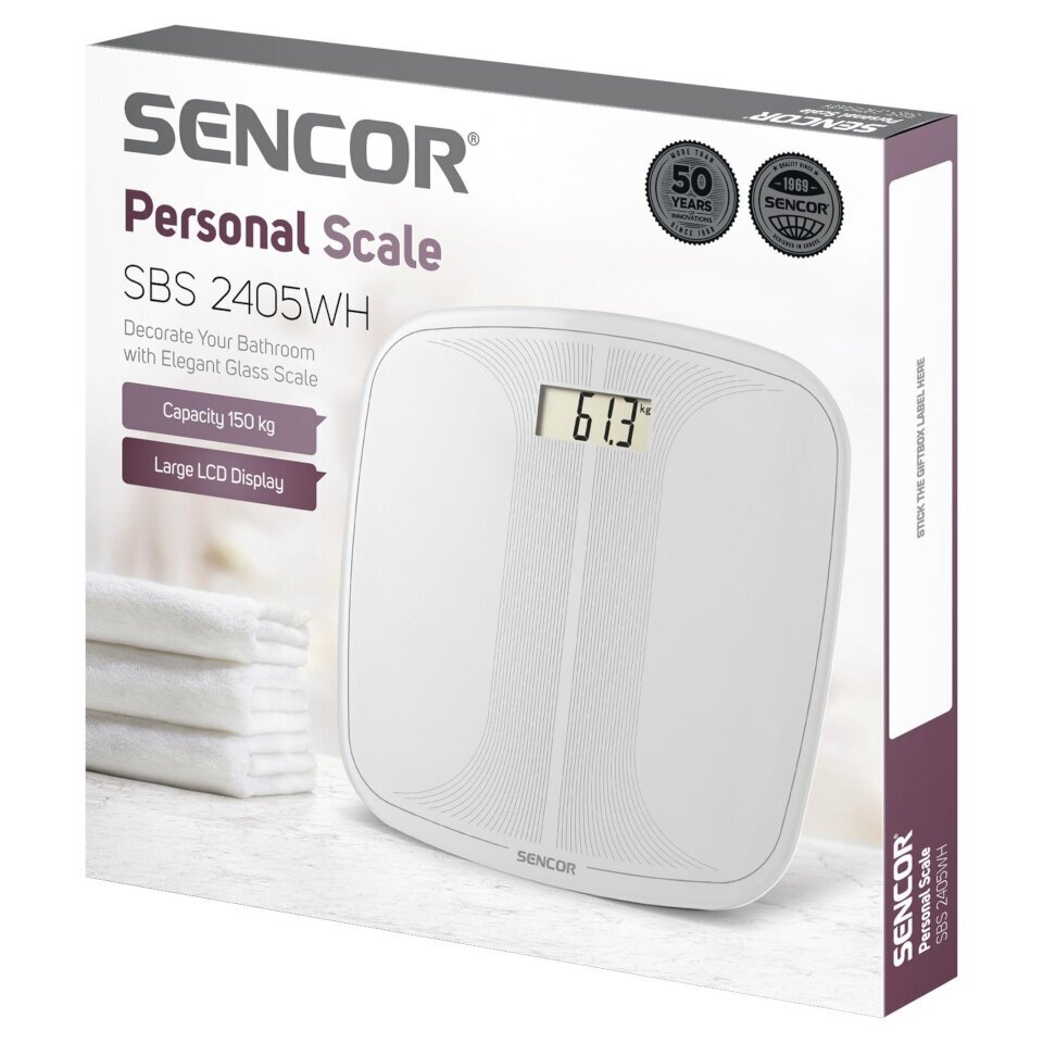 Sencor SBS 2405WH цена и информация | Kaalud | kaup24.ee