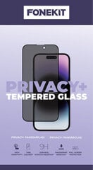 FoneKit 9H Privacy+ Tempered Glass 6438148047443 hind ja info | Ekraani kaitsekiled | kaup24.ee