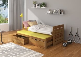 Lastevoodi ADRK Furniture Tomi, 80x180 cm, pruun цена и информация | Детские кровати | kaup24.ee
