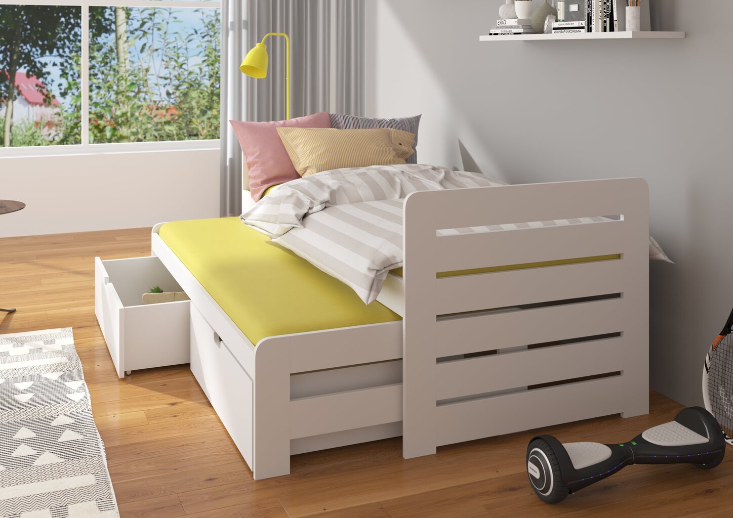 Lastevoodi ADRK Furniture Tomi, 80x180 cm, pruun цена и информация | Lastevoodid | kaup24.ee